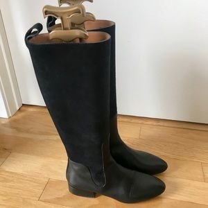 Chloe Leather & Suede Tall Boots